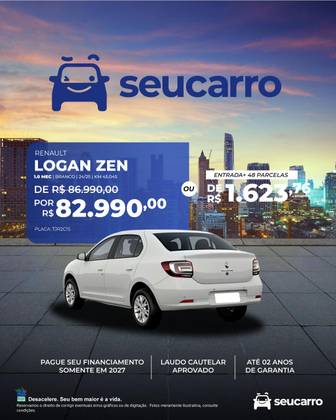 RENAULT LOGAN 1.0 12V SCE FLEX ZEN MANUAL